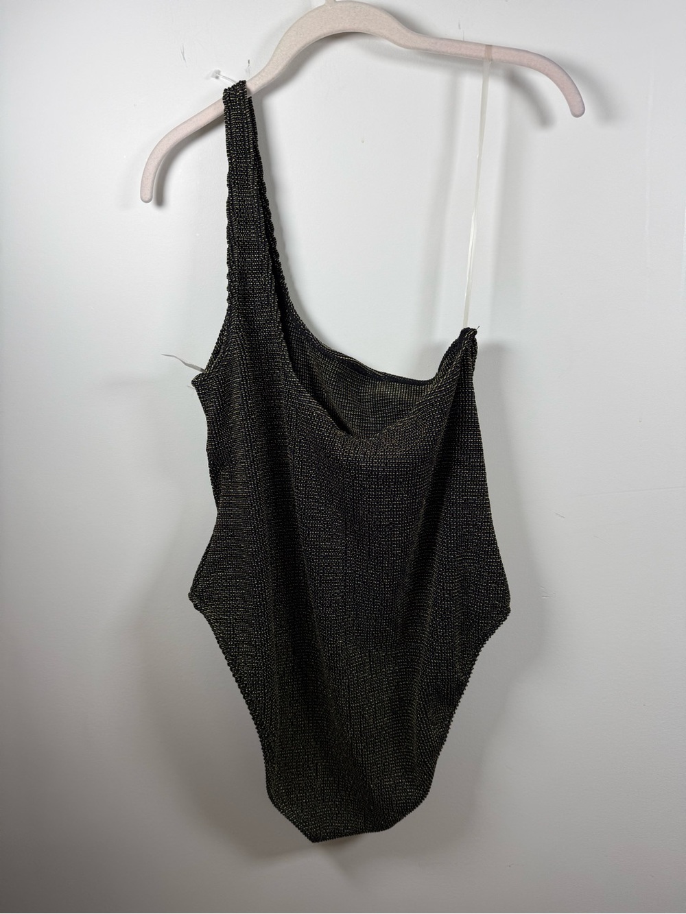 GOOD AMERICAN | BNWT Black Sculpt Always Fits One Shoulder Swimsuit Size XXL - Picture 4 of 9